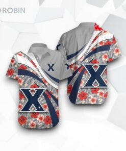 Xavier Musketeers NCAA Hibiscus Sport Style Funny Hawaiian Shirt