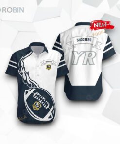 York Region Shooters NCAA Flame Ball Funny Hawaiian Shirt