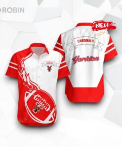 Yorkton Cardinals NCAA Flame Ball Funny Hawaiian Shirt