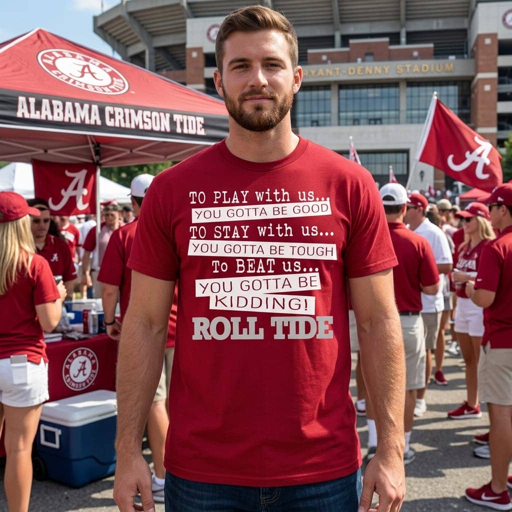 You Must Be Kidding Alabama Crimson Tide Unisex Shirt You Must Be Kidding Alabama Crimson Tide Unisex Shirt