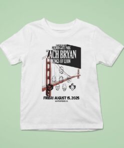 Zach Bryan Friday August 15 2025 Golden Gate Park San Francisco, Ca Tour Shirt