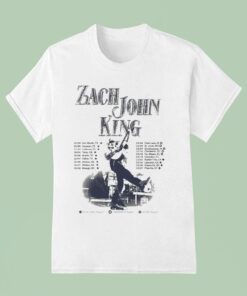 Zach John King Spring Shows North American 2026 Tour Dates Shirt