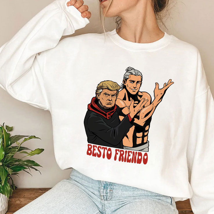 Besto Friendo Trump Epstein Inspired Meme Unisex Shirt Besto Friendo Trump Epstein Inspired Meme Unisex Shirt