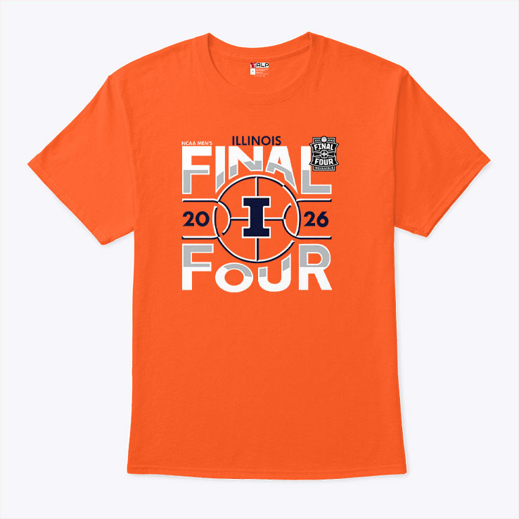 Illinois Illini Final Four 2026 Men's March Madness Unisex Shirt Illinois Illini Final Four 2026 Men's March Madness Unisex Shirt