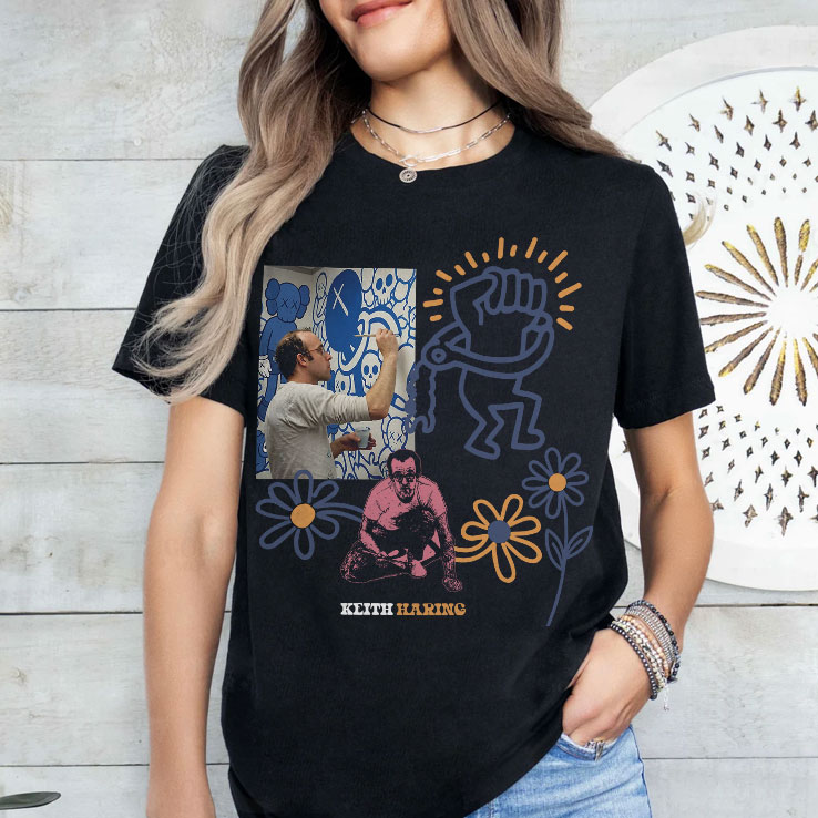 Keith Haring Tribute Unisex Shirt Keith Haring Tribute Unisex Shirt