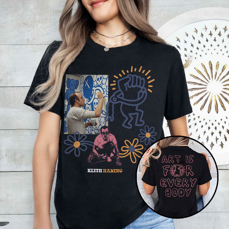 Keith Haring Tribute Unisex Shirt Keith Haring Tribute Unisex Shirt