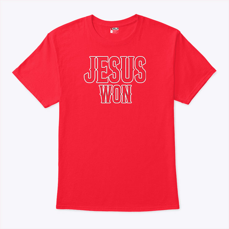Mike Trout Jesus Won Unisex Shirt Mike Trout Jesus Won Unisex Shirt