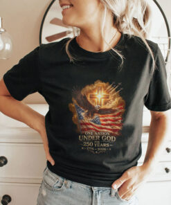 One Nation Under God For 250 Years 1776 2026 Unisex Shirt