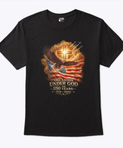 One Nation Under God For 250 Years 1776 2026 Unisex Shirt