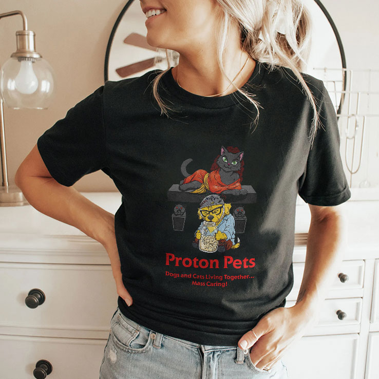 Proton Pets Dogs And Cats Living Together Mass Caring Shirt Proton Pets Dogs And Cats Living Together Mass Caring Shirt