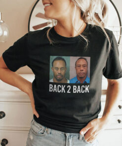 Tiger Woods Back 2 Back MugshoUnisex Shirt