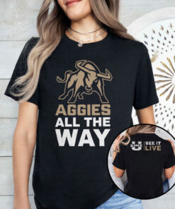 Aggies All The Way Utah State Aggies Shirt