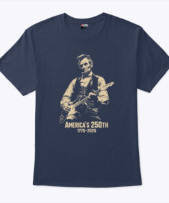 America’s 250th Anniversary Abraham Lincoln Guitar Patriotic Shirt