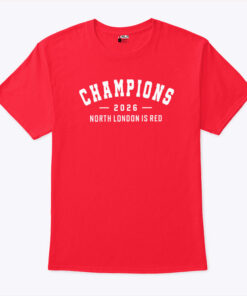 Arsenal Champions 2026 North London Is Red Shirt