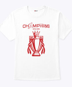 Arsenal Premier League Champions 25 26 Shirt