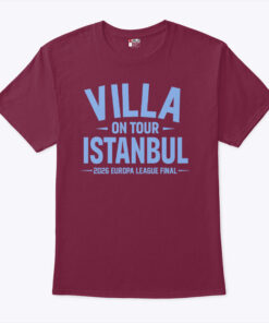 Aston Villa On Tour Istanbul 2026 Europa League Final Shirt
