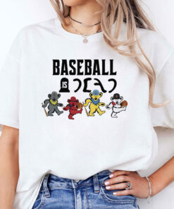 Baseball Is Dead Bear Shirt