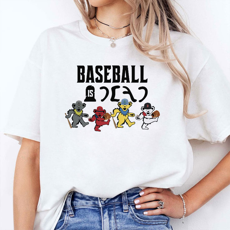 Baseball Is Dead Bear Shirt Baseball Is Dead Bear Shirt