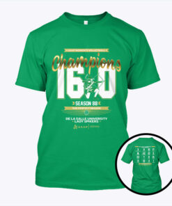 DLSU Lady Spikers Champions 16-0 Perfect Season Shirt