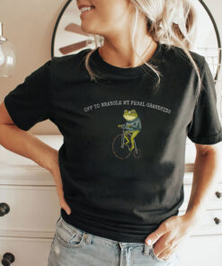 Frog Off To Wrangle My Feral Grandkids Shirt
