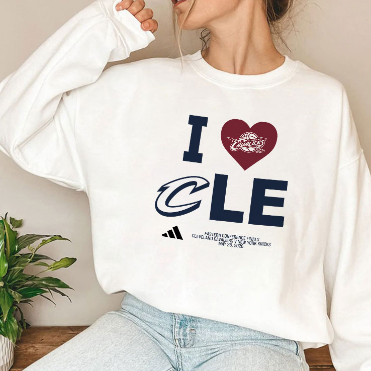 I Love CLE Cavaliers Eastern Conference Finals Cleveland Cavaliers V New York Knicks Shirt I Love CLE Cavaliers Eastern Conference Finals Cleveland Cavaliers V New York Knicks Shirt