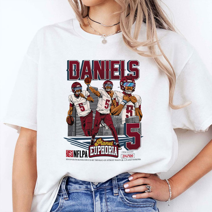 Jayden Daniels Vintage Football Shirt Jayden Daniels Vintage Football Shirt