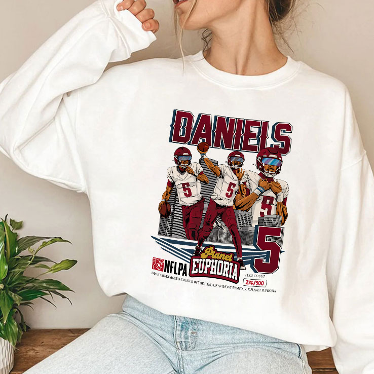 Jayden Daniels Vintage Football Shirt Jayden Daniels Vintage Football Shirt