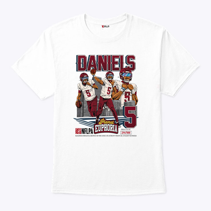 Jayden Daniels Vintage Football Shirt Jayden Daniels Vintage Football Shirt