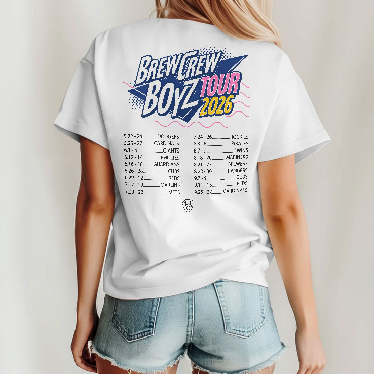 Milwaukee Brewers Brew Crew Boyz Tour 2026 Shirt Milwaukee Brewers Brew Crew Boyz Tour 2026 Shirt