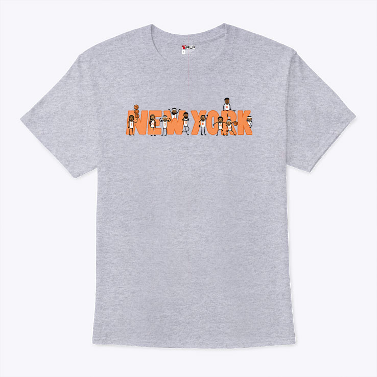 New York Knicks Cartoon Stick-Figure Shirt New York Knicks Cartoon Stick-Figure Shirt