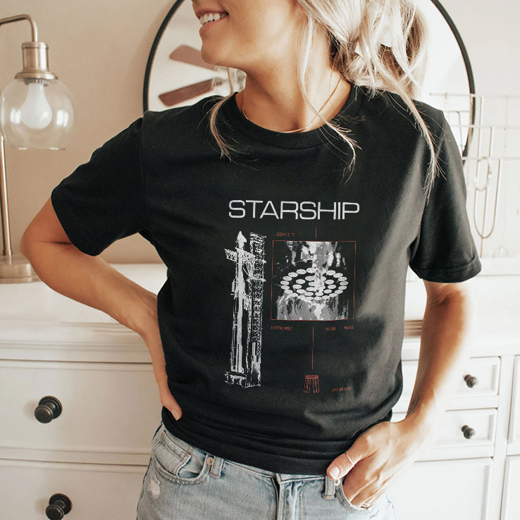 SpaceX Starship Shirt SpaceX Starship Shirt