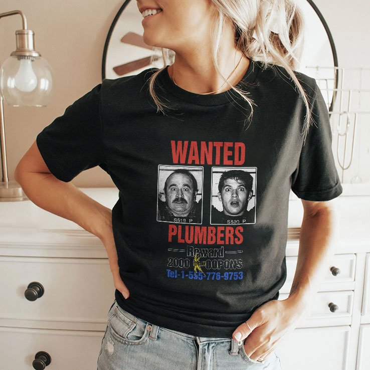 Wanted Plumbers Super Mario Bros 1993 Shirt Wanted Plumbers Super Mario Bros 1993 Shirt
