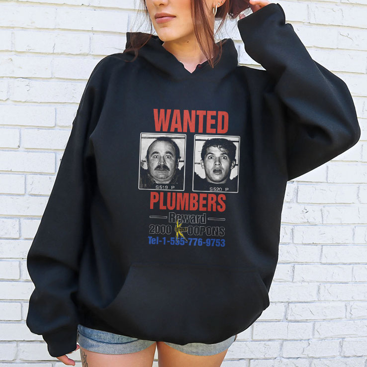 Wanted Plumbers Super Mario Bros 1993 Shirt Wanted Plumbers Super Mario Bros 1993 Shirt