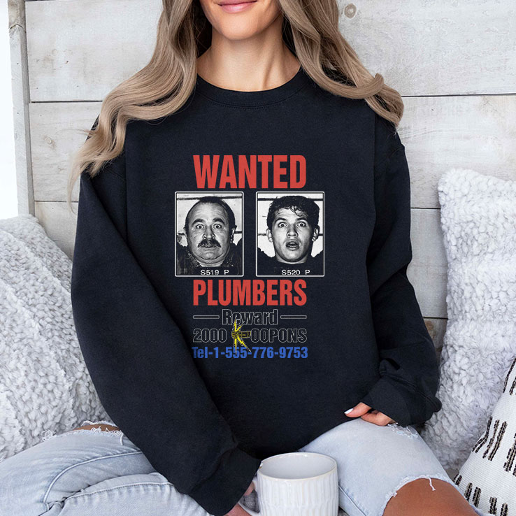 Wanted Plumbers Super Mario Bros 1993 Shirt Wanted Plumbers Super Mario Bros 1993 Shirt