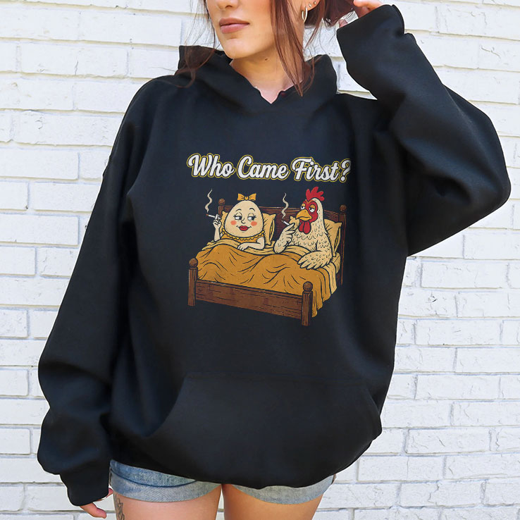 Who Came First Chicken Or Egg Funny Shirt Who Came First Chicken Or Egg Funny Shirt