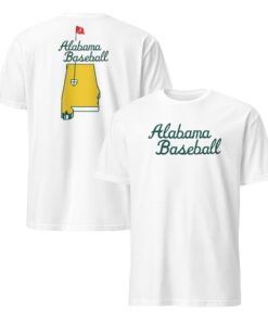 Alabama Baseball Unisex Shirt – Retro Script Game Day Fan Tee