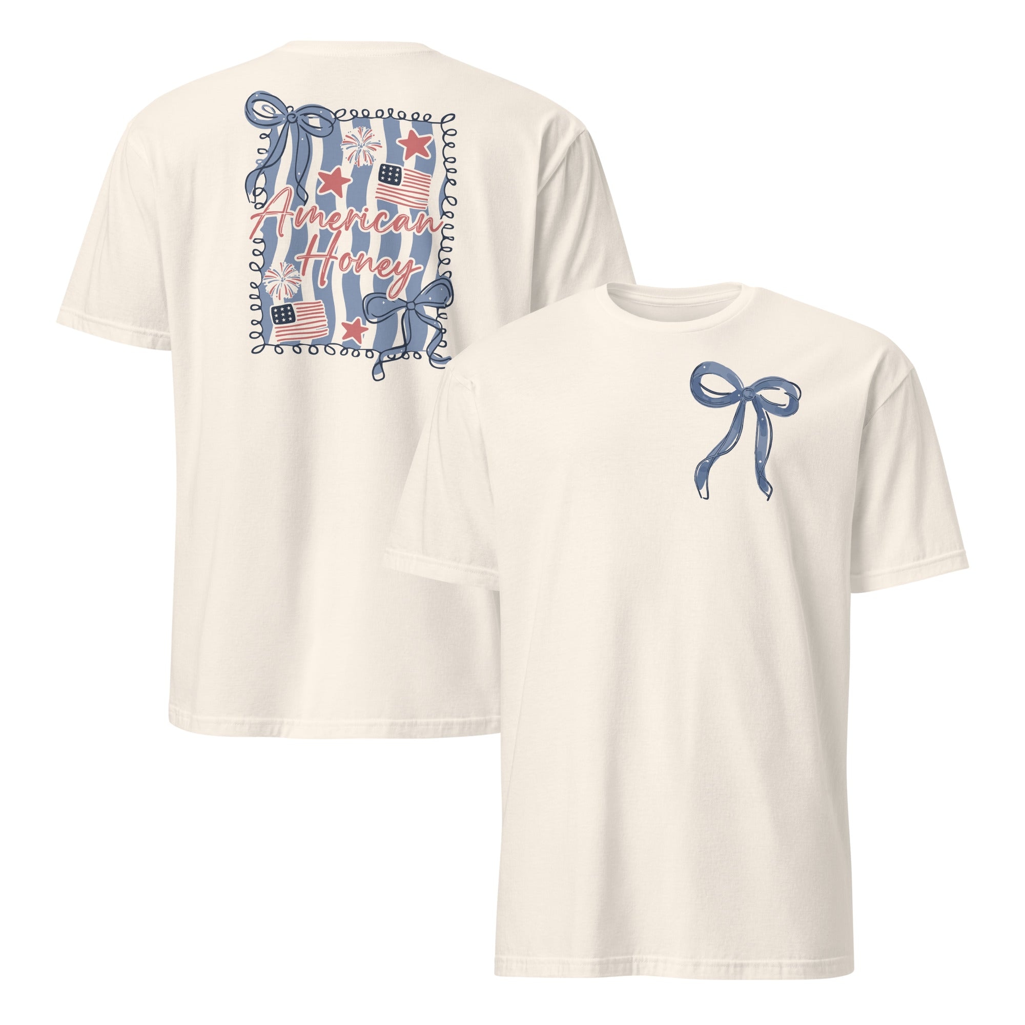 American Honey Shirt – Coquette 4th of July Graphic Tee American Honey Shirt – Coquette 4th of July Graphic Tee