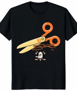 Anaheim Ducks Cutter Gauthier Scissors Shirt _ Hockey Fan Tee