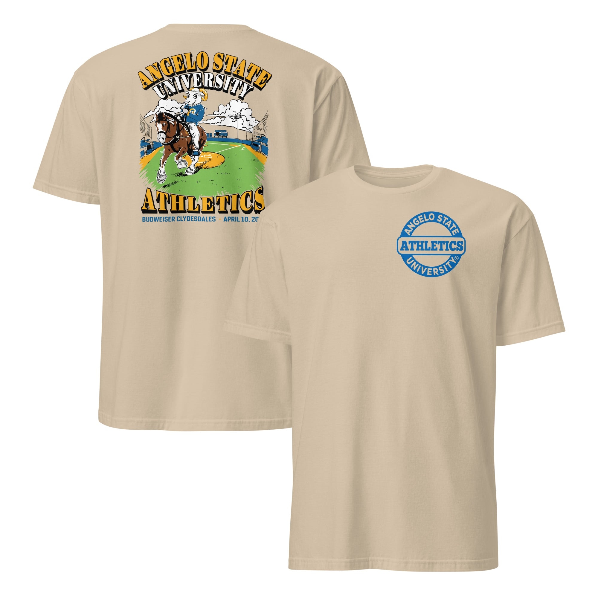 Angelo State University Shirt – Budweiser Clydesdales April 10 2026 Angelo State University Shirt – Budweiser Clydesdales April 10 2026