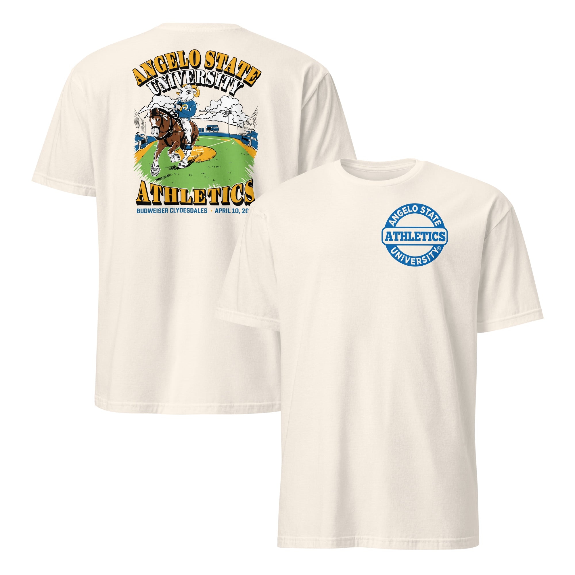 Angelo State University Shirt – Budweiser Clydesdales April 10 2026 Angelo State University Shirt – Budweiser Clydesdales April 10 2026