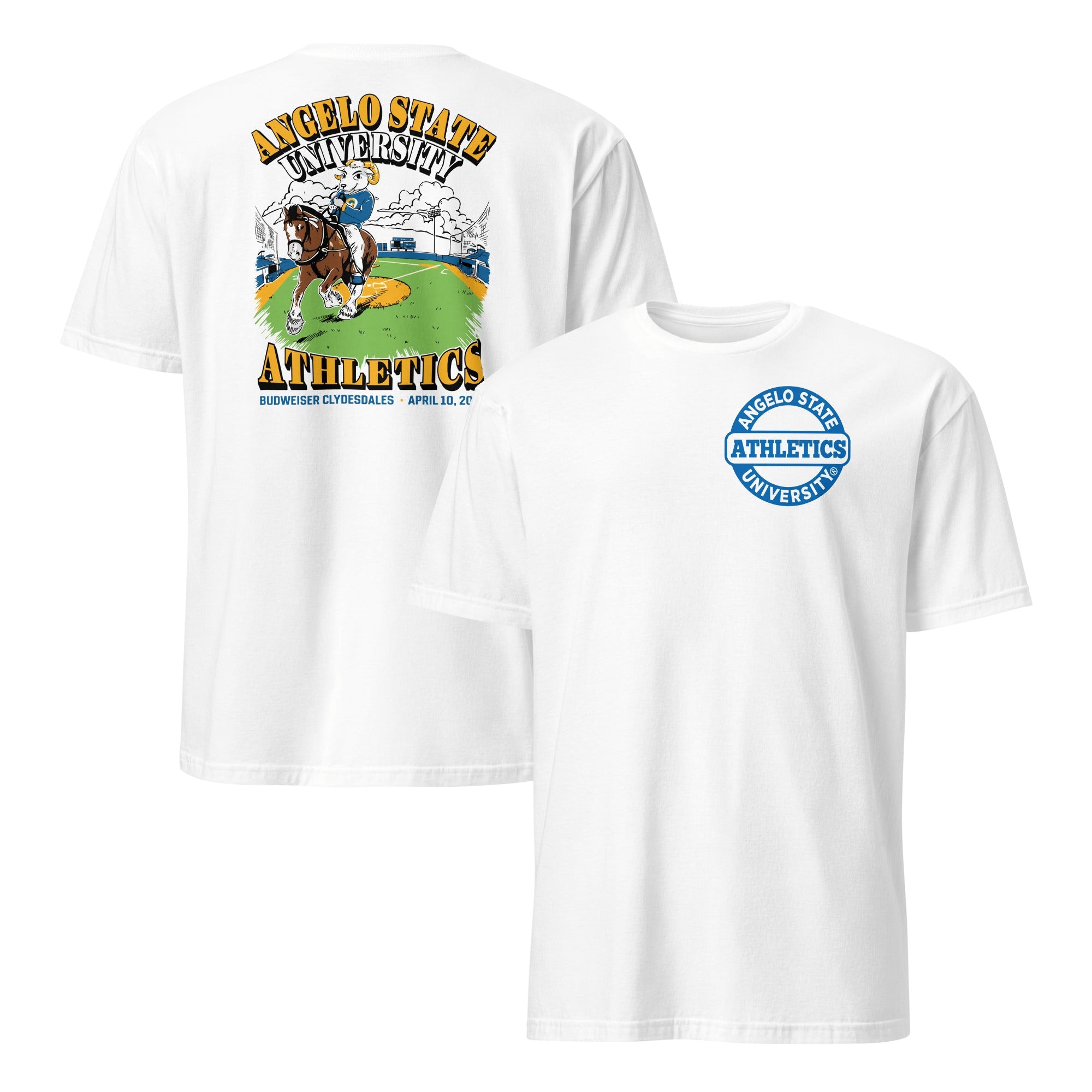 Angelo State University Shirt – Budweiser Clydesdales April 10 2026 Angelo State University Shirt – Budweiser Clydesdales April 10 2026