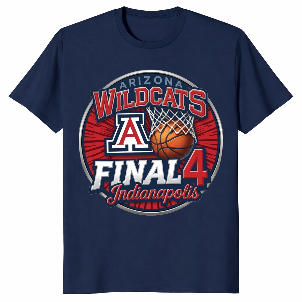 Arizona Wildcats Final Four Unisex Shirt – March Madness Fan Tee Arizona Wildcats Final Four Unisex Shirt – March Madness Fan Tee