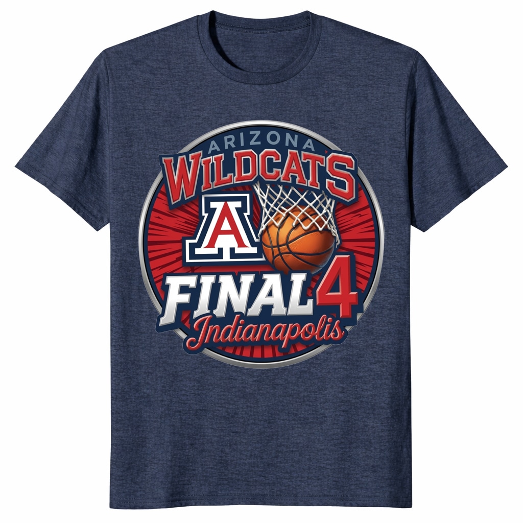 Arizona Wildcats Final Four Unisex Shirt – March Madness Fan Tee Arizona Wildcats Final Four Unisex Shirt – March Madness Fan Tee