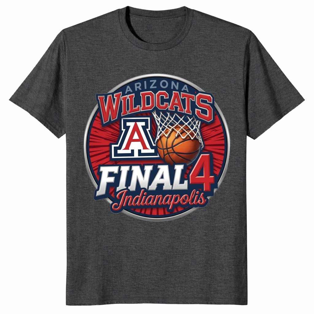 Arizona Wildcats Final Four Unisex Shirt – March Madness Fan Tee Arizona Wildcats Final Four Unisex Shirt – March Madness Fan Tee