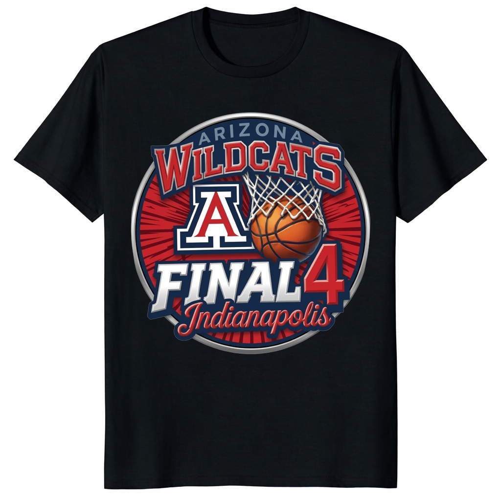 Arizona Wildcats Final Four Unisex Shirt – March Madness Fan Tee Arizona Wildcats Final Four Unisex Shirt – March Madness Fan Tee