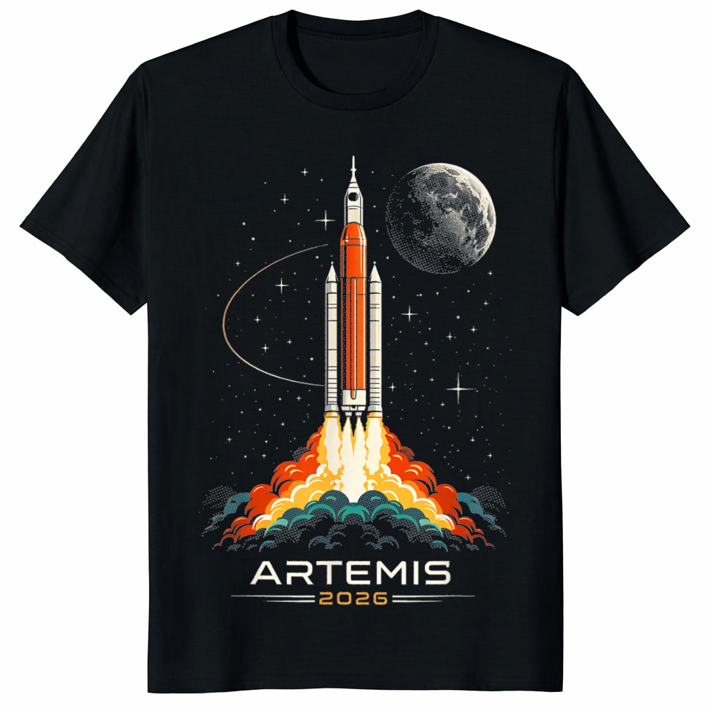 Artemis II Unisex Shirt – Space Rocket Launch Moon Mission 2026 Artemis II Unisex Shirt – Space Rocket Launch Moon Mission 2026