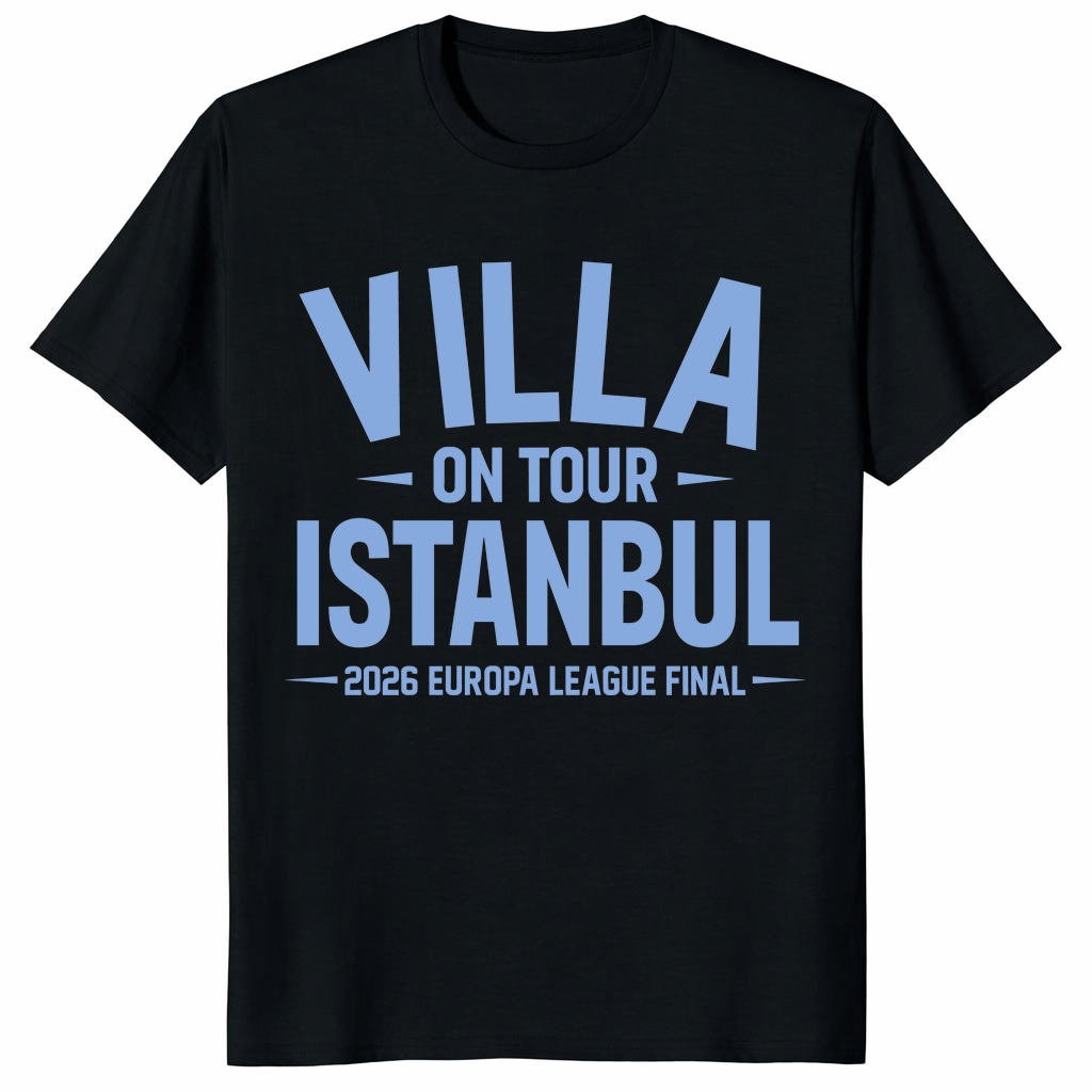 Aston Villa On Tour Istanbul 2026 Europa League Final Unisex Shirt Aston Villa On Tour Istanbul 2026 Europa League Final Unisex Shirt