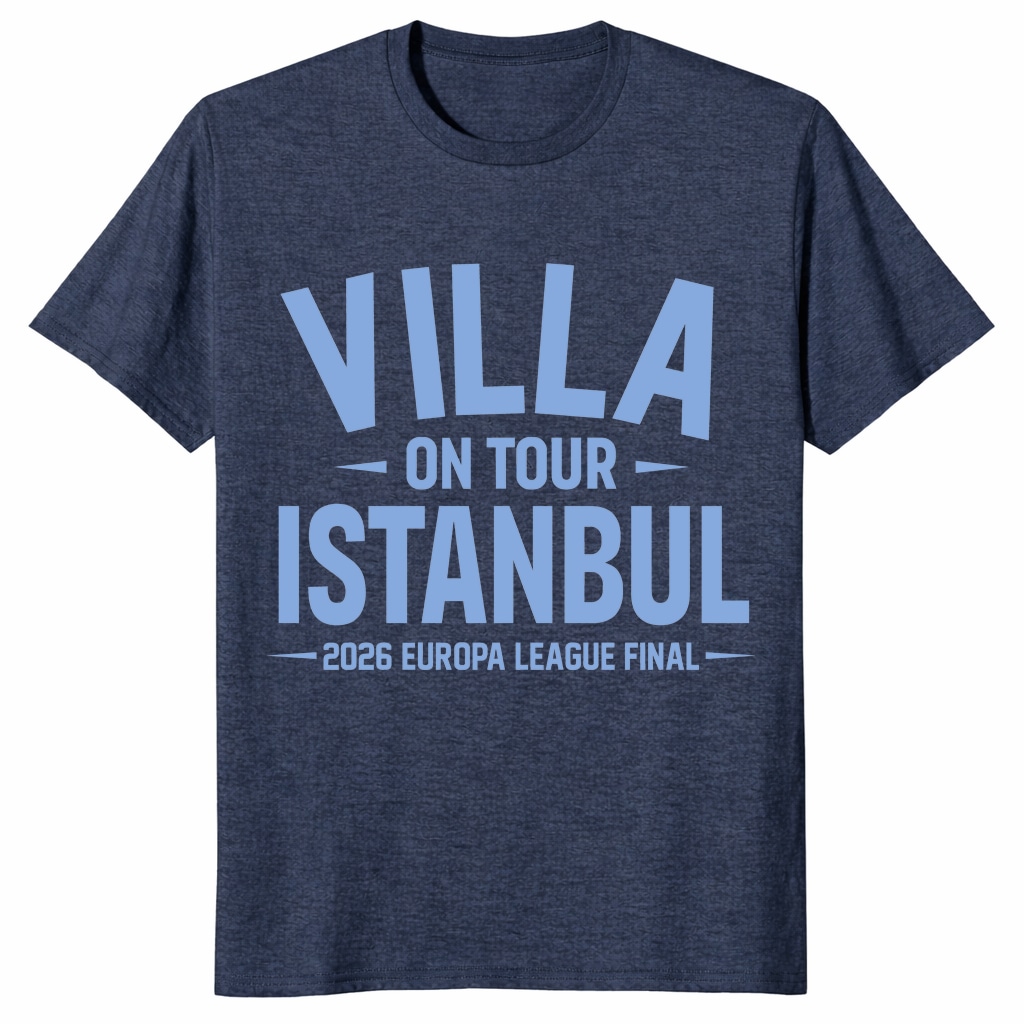 Aston Villa On Tour Istanbul 2026 Europa League Final Unisex Shirt Aston Villa On Tour Istanbul 2026 Europa League Final Unisex Shirt
