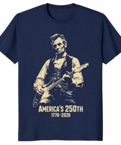 Bold America 250th Anniversary Lincoln Guitar Shirt – Patriotic Tee