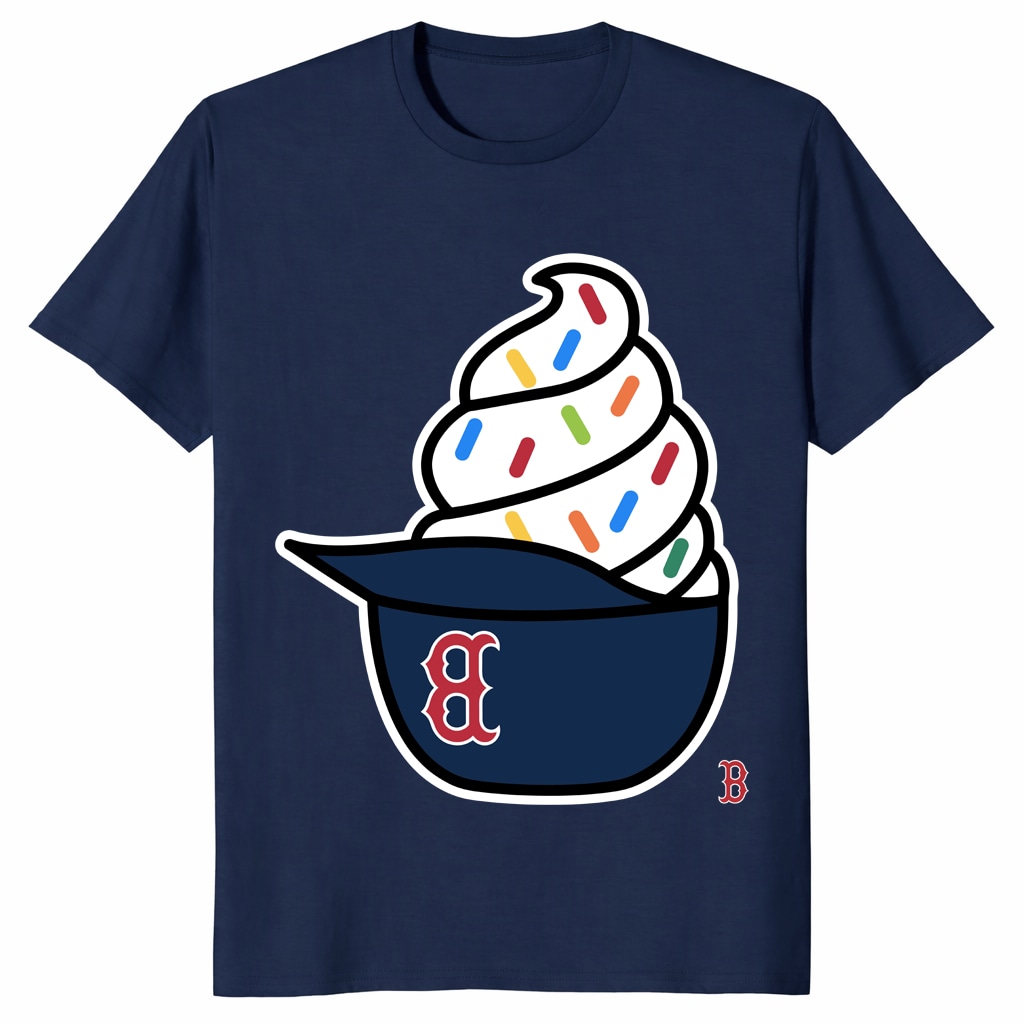 Boston Red Sox Ice Cream Helme Unisex Shirt Boston Red Sox Ice Cream Helme Unisex Shirt